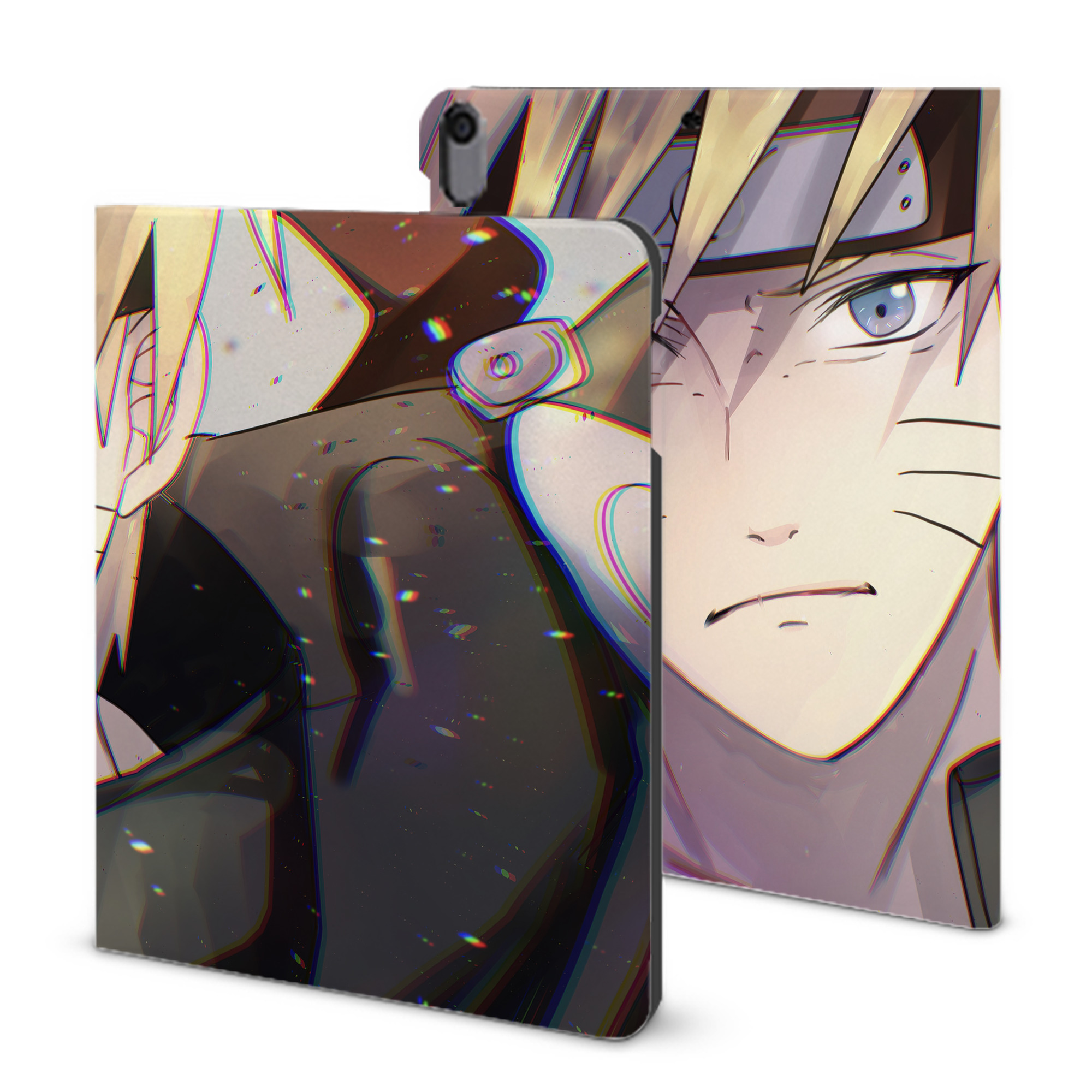 （画像用） NARUTO -ナルト- NARUTO -ナルト- 疾風伝 IPad ケース ブック型 PUレザー TPU 耐衝撃 軽量 薄型 ペン収納なし 全面保護 IPad 各モデル対応